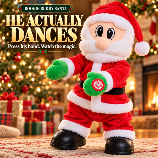 Boogie Buddy Singing Santa Plush