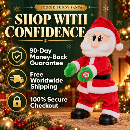 Boogie Buddy Singing Santa Plush