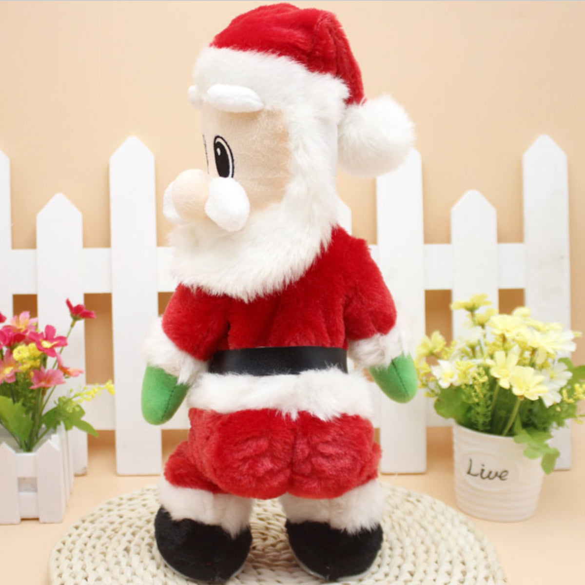 New Christmas Gift Funny Wiggling Butt Electric Old Man Doll Christmas Gift Toy Electric Santa Claus Decoration
