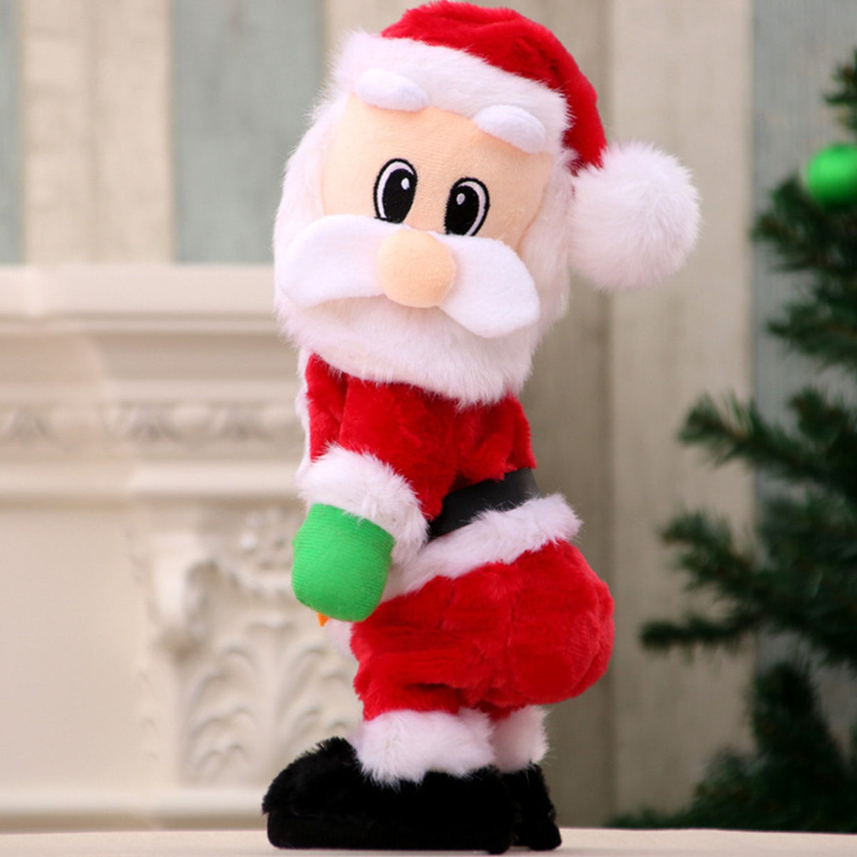 New Christmas Gift Funny Wiggling Butt Electric Old Man Doll Christmas Gift Toy Electric Santa Claus Decoration